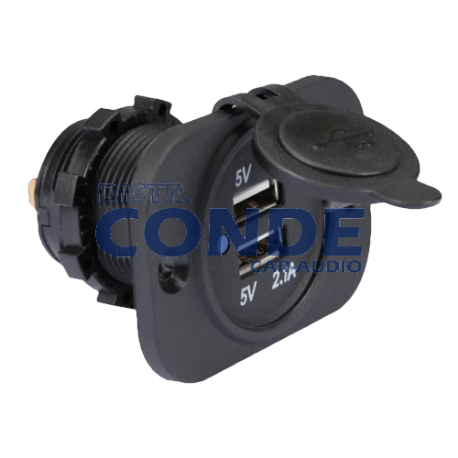 base-panel-2xusb-5v-1a21a-ideal-para-coche