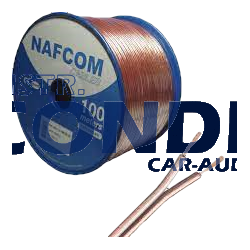 BOBINA CABLE TRANSPARENTE 2X1,50mm. (100m.)