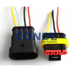 CONECTOR ESTANCO 4 PINES ( 5 UNIDADES)