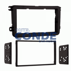 ADAPT. RADIO 2DIN VOLKSWAGEN GOLF VI/ SKODA OCTAVIA COMPLETO ESCUADRAS+ MARCO INTERIOR
