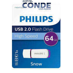 PENDRIVE PHILIPS USB 2.0 64GB SNOW