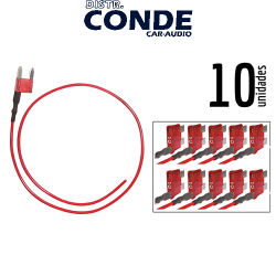 MINI FUSIBLE 10A CON ROBACORRIENTE (10 UNDS)