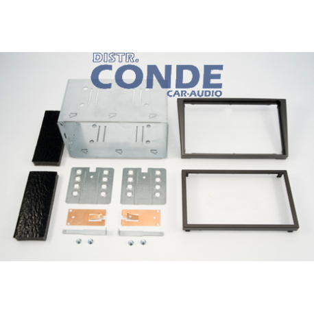 adapt-radio-2din-opel-gris-oscuro-con-faja-metalica