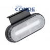 PILOTO LED LATERAL CATADRIOPTICO, OVALADO, BLANCO, CON PORTALAMPARAS UNIVERSAL
