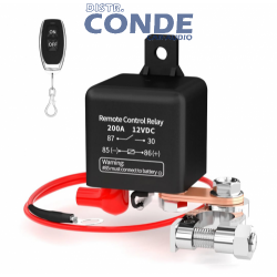 RELE DESCONEXION DE BATERIA CON MANDOS A DISTANCIA 250A 12V