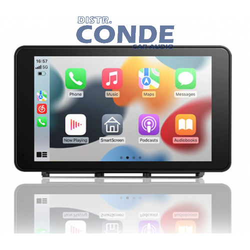 MONITOR 7" ANDROID AUTO Y APPLE CAR PLAY INALAMBRICO