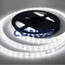 TIRA DE LED SMD DC:12V 9,6W/MT IP65 6500K (blanco frio)