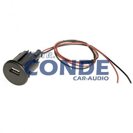 CARGADOR MECHERO USB 12/24V. 5V. (empotrar) - CONDE Car-Audio
