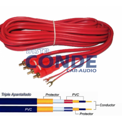 CABLE RCA 5M. (con remote)