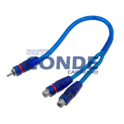 Comprar Cable Y RCA hembra a 2 RCA machos de 15 cm. Online - Sonicolor